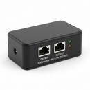 faca um Injetor PoE 48V 0.5A (802.3af) – 1 porta altamente realista em fundo branco