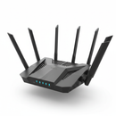 faca um Roteador Wi‑Fi 6 AX1800 Dual Band realista em fundo branco