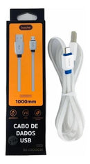 Cabo USB-C Reforçado – malha trançada e alta durabilidade